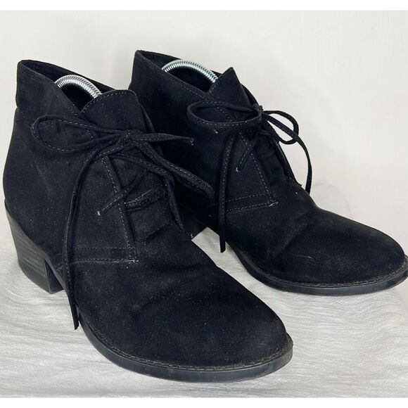 Carlos by Carlos Santana Graham Black Suede Ankle Boot Size 9 - Picture 2 of 8